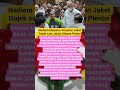 Nadiem Makarim Kenakan Jaket Gojek saat Jalani Sidang Pleidoi