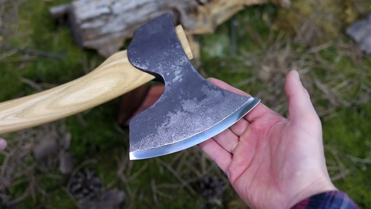 Finnish Carving Axe with octagonal handle