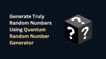 Generate Truly Random Numbers Using Quantum Random Number Generator