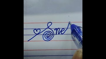 Sneha beautiful name write in cursive writing | cursive writing | cursive writing kaise likhe