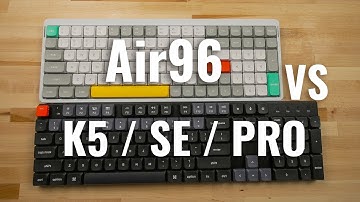 NuPhy Air96 vs Keychron K5 / SE / Pro - Best Low Profile Keyboard