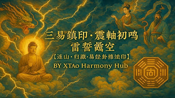 Awakening of Thunder Zhen · Cosmic Roar Vow 三易鎮印 · 震軸初鳴 · 雷誓轟空【连山·归藏·易经卦修法印】