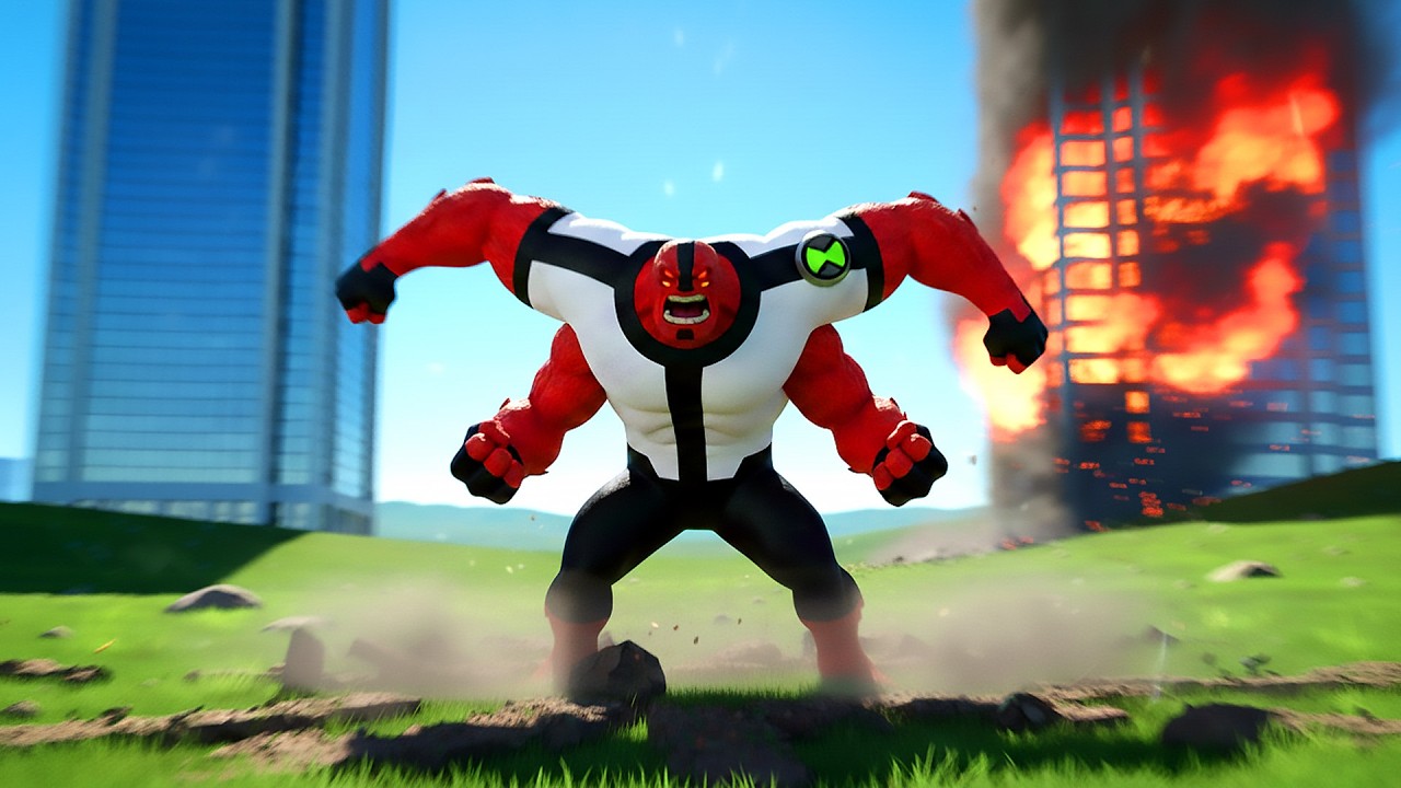 This Ben 10 Alien Is TOO OP 😱 (Four Arms Gameplay)