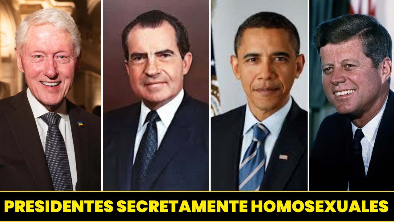 11 PRESIDENTES DE ESTADOS UNIDOS QUE ERA SECRETAMENTE GAY - YouTube