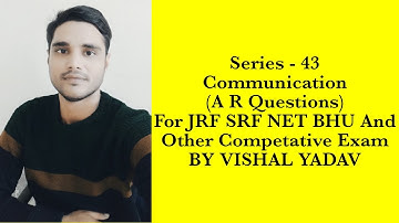 #Series 43#Extension Education#Communication#Extension by Vishal#JRF#SRF#NET#BHU#UPHESC#