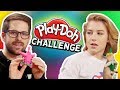 CARTOON PLAY DOH CHALLENGE (Squad Vlogs)