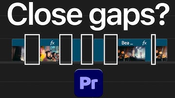 How instantly to Close ALL Gaps on the Timeline | Premiere Pro Tutorial