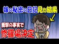 【マンガ動画】嫁が隠していた秘密の日記に書かれていたことがヤバすぎる