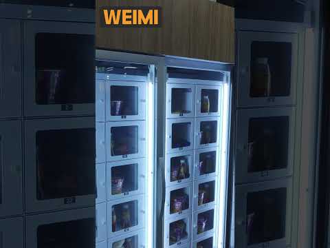Smart cooling locker vending machine from Micron Smart Vending