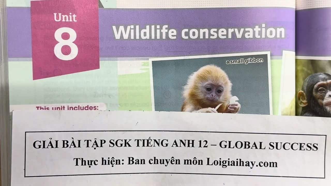 I. Getting Started - Unit 8. Wildlife conservation - Tiếng Anh 12 Global Success - youtube