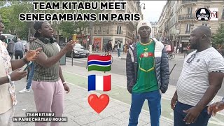 Team Kitabu Meet SENEGAMBIANS In PARIS Chateau Rouge