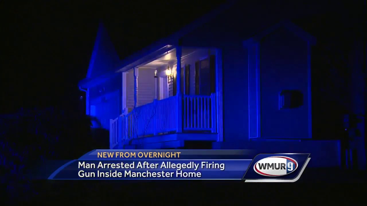 Man arrested after allegedly firing gun inside Manchester home