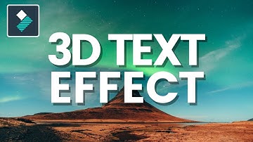 3D Text Effect in Filmora 9 | Filmora Tutorials.