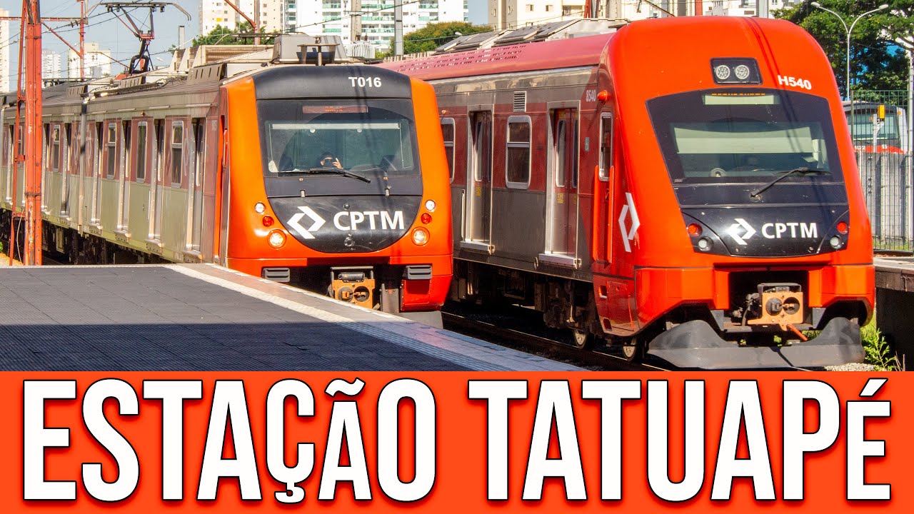 Estação Tatuapé (CPTM) - Movimentação de Trens #01