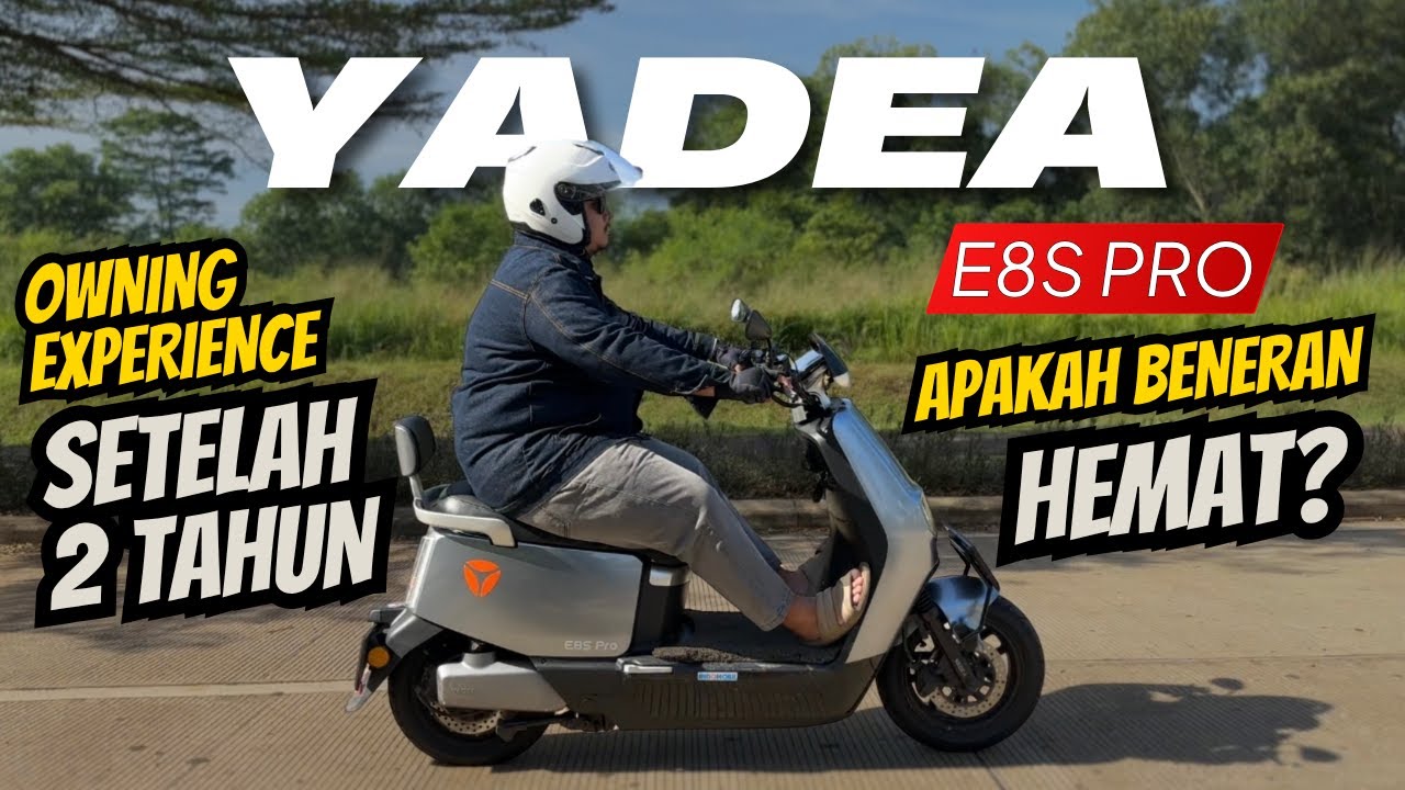 PAKAI MOTOR LISTRIK = HEMAT ⁉️ Owning Experience Yadea E8s Pro Setelah 2 Tahun