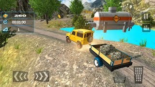 Offroad Cargo Trailer Jeep - Uphill Prado Drive Android Gameplay HD screenshot 4