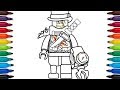 How to draw Lego Iron Baron from Lego Ninjago: Masters of Spinjitzu