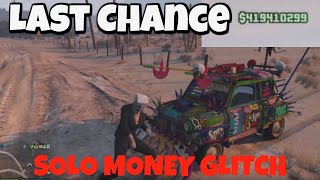 LAST Chance Solo Money Glitch GTA 5 Online -GTA V Money Glitch Working 1.50