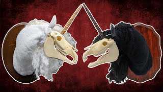 Poseable Faux Taxidermy Head Of An Undead Unicorn Artdoll Tutorial