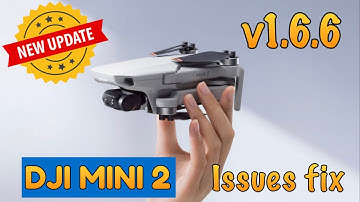 New update v1.6.6 DJI mini 2 issues fixed