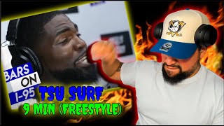 FIRST TIME LISTENING | Tsu Surf freestyles on Bars On I-95 | HE SPAZZED