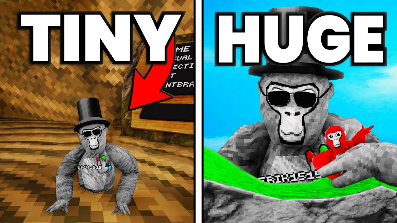 Горилла-метка, но каждый раз, когда тебя метят, твой размер становится больше