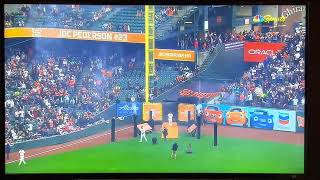 Giants Lineup Introduced During Home Opener 4/7/2023