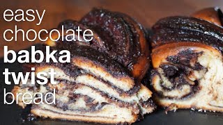 Easy Chocolate Babka Twist Bread