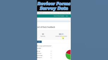 Analyze Survey Response Data in Microsoft Forms #shorts