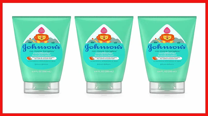 Johnson's No More Tangles Detangling Toddler & Kids Conditioner, Gentle No More Tears Formula,
