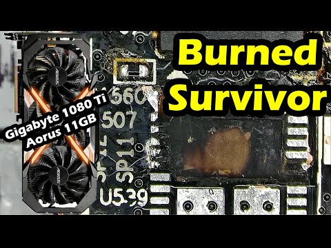 Gigabyte 1080ti Aorus Burned Pcb Repair