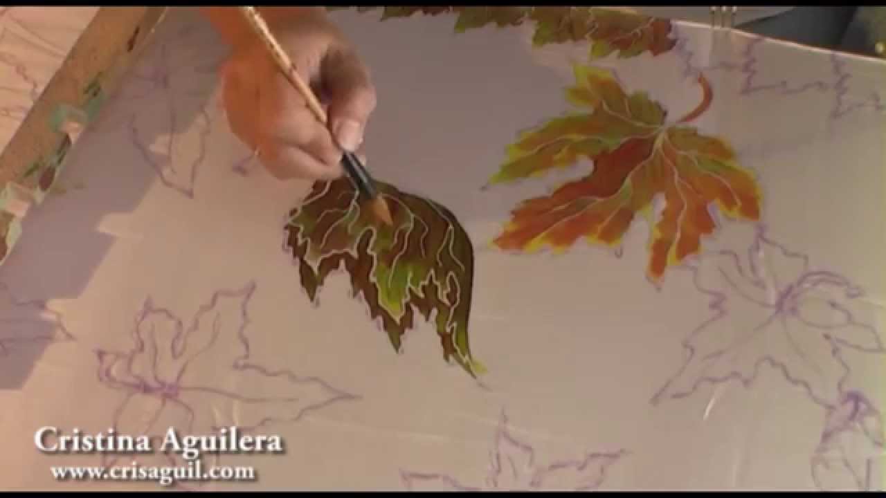 Pintura en seda , silk painting , pintura en seda