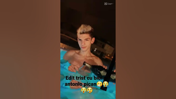 Edit trist cu Bibi si antonio pican
