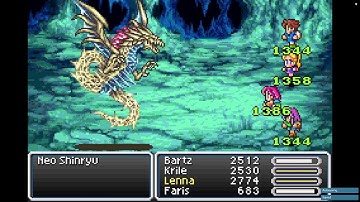 Final Fantasy V Advance - Neo Shinryu Boss Fight
