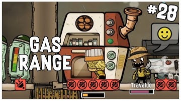 Gas Range & Sleet Wheat Farm | Oxygen Not Included (The Badlands) Gameplay (Part 28)