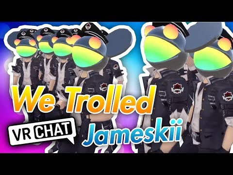 😂 I STARTED A WAR WITH JAMESKII AND WON! 😂 (VRChat Funny moments!)