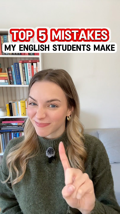 Top 5 Mistakes My English Students Make 😱🙅‍♀️(Psst… read my pinned comment!)