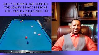 FULL TABLE 4 BALL PATTERN DRILL #5