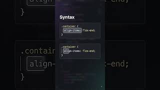 CSS align-items: flex-end 📐 | Align items at the end! #CSS #Flexbox #Coding #cssflexbox #cssfilters