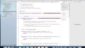 Show data on table view controller by swift-file