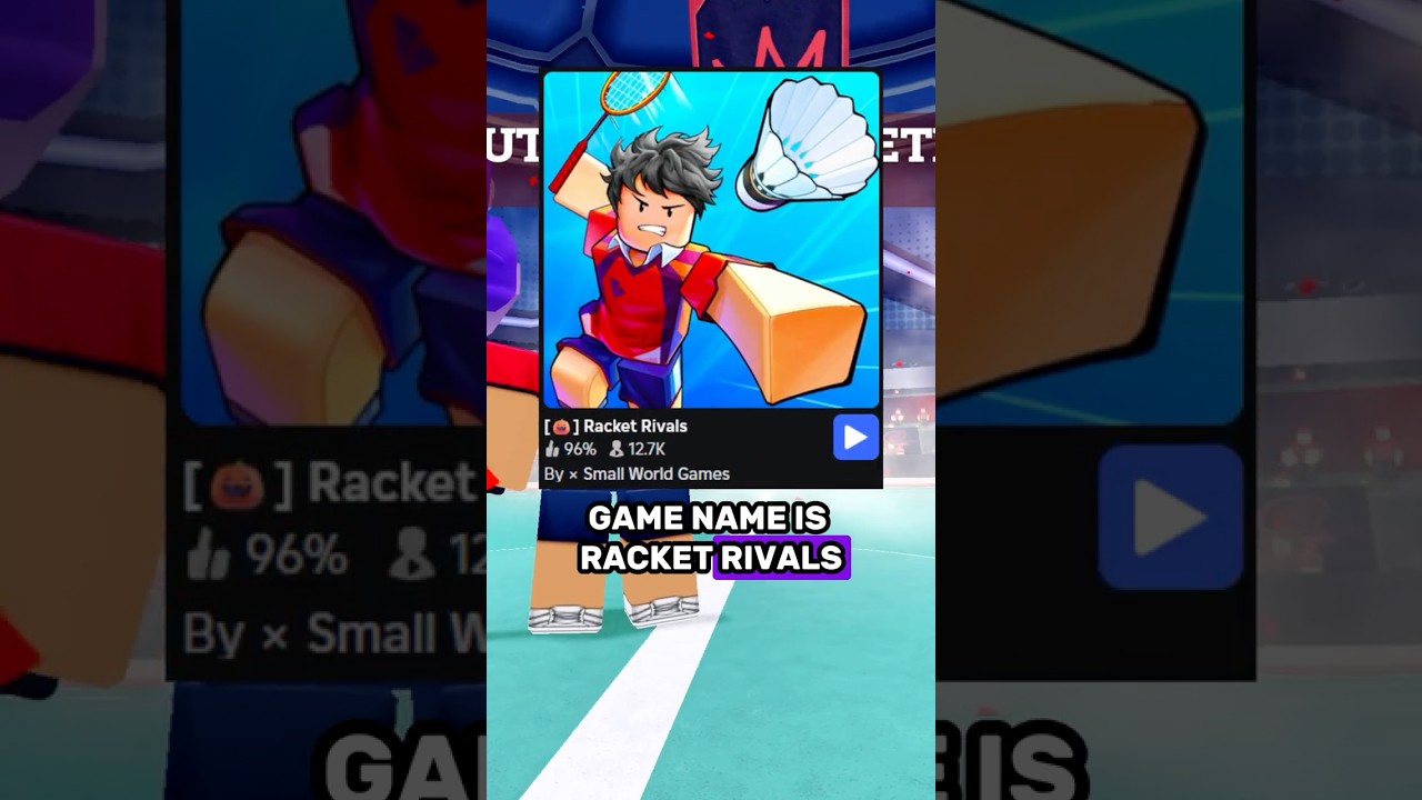 Day 18 of Playing Every Roblox Game 🏸 (Racket Rivals) | Rating Roblox