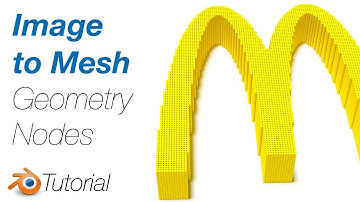 [3.3] Blender Tutorial: Image to Mesh Using Geometry Nodes