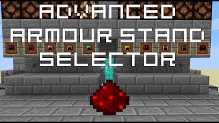 Redstone Showcase: Advanced Armour Stand Selector