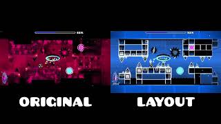 "MINUSdry" Original vs Layout | Geometry Dash Comparison