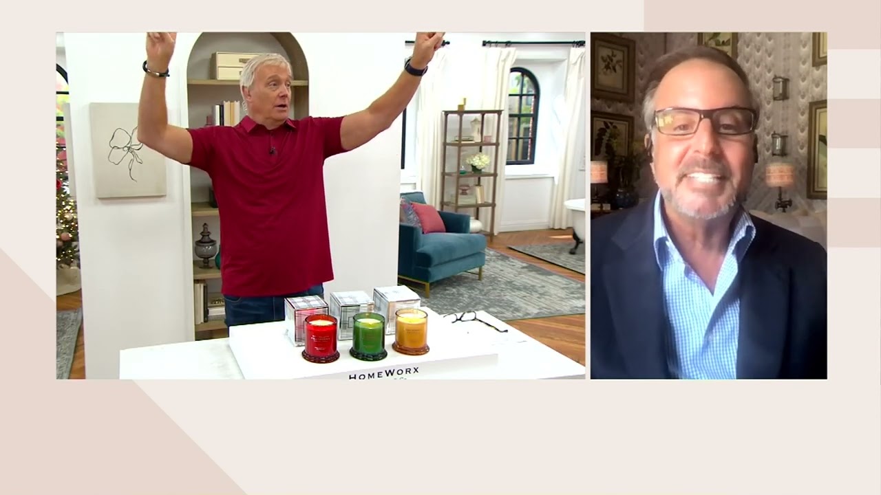 HomeWorx by Slatkin & Co. S/3 8 oz. Holiday Candles with Gift Boxes on QVC