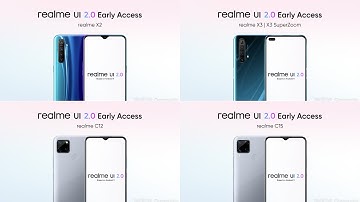 realme UI 2.0 Early Access For realme 6, X2, X3/X3 SuperZoom, C12/C15 | realme UI 2.0 Update ~ 🔥🔥🔥