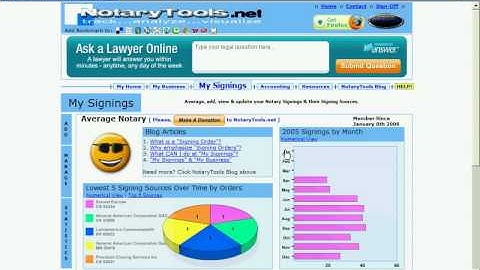 NotaryTools.net tutorial - My Signings section