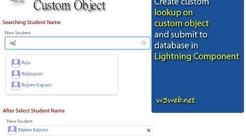 How to create custom lookup on custom object in lightning component