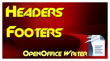 How to Insert Headers and Footers in Open Office - One or Multiple Page Styles