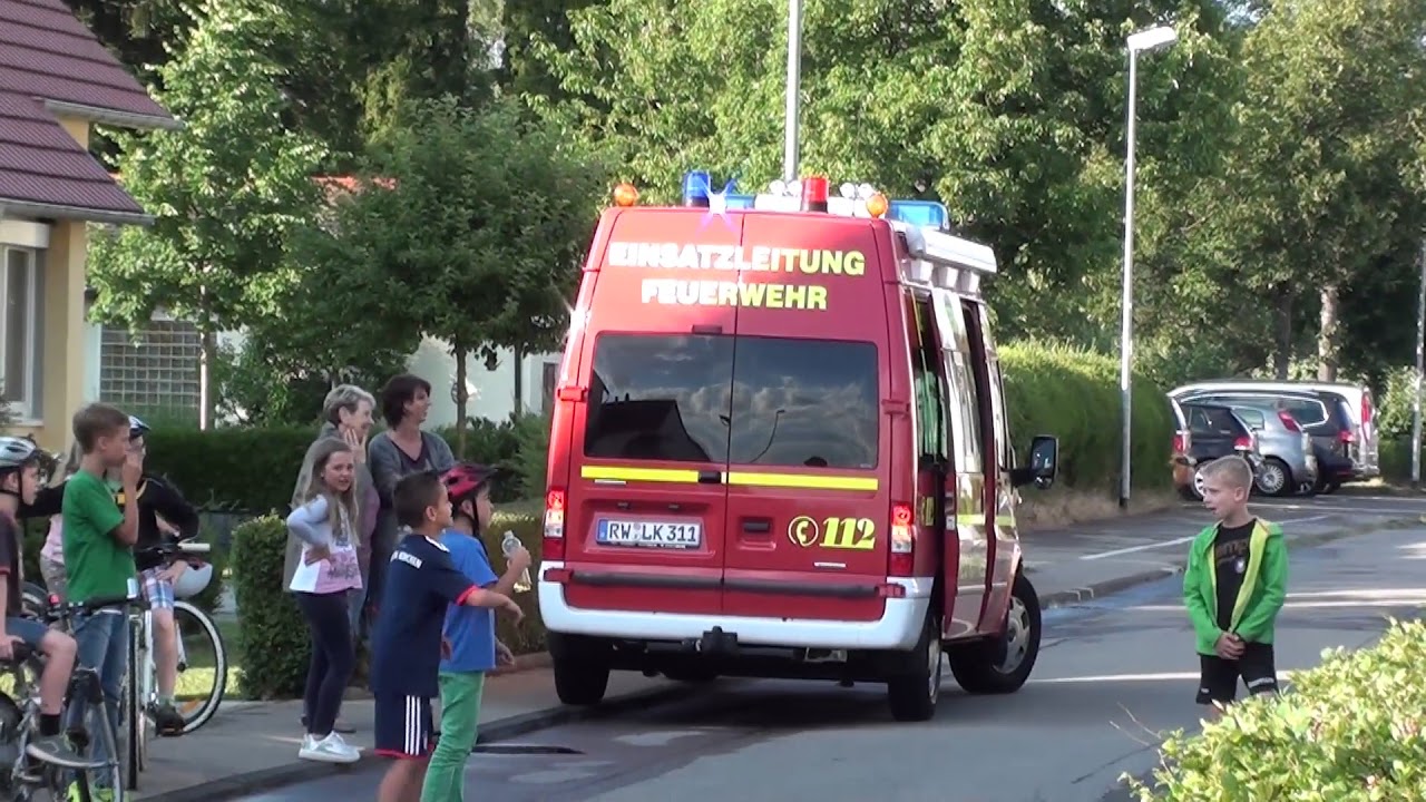 Feuerwehr Rottweil Abteilung Göllsdorf Hauptübung 14.07.2017